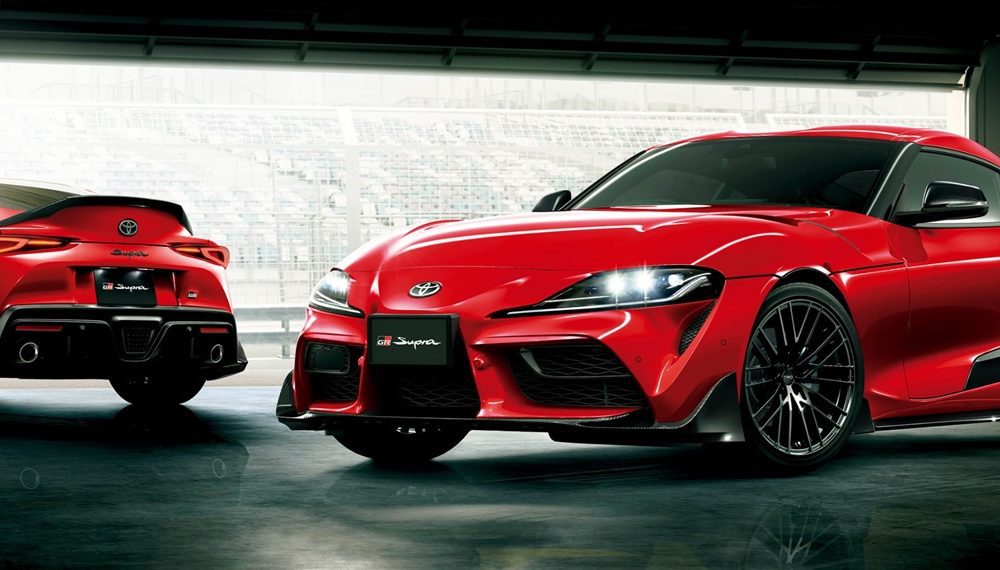 Toyota Gazoo Racing Carbon GR Side Door Garnishes for A90 / A91