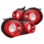 AlphaRex NOVA-Series Prismatic LED Taillights in Red Clear for R35 Nissan GT-R - Pair