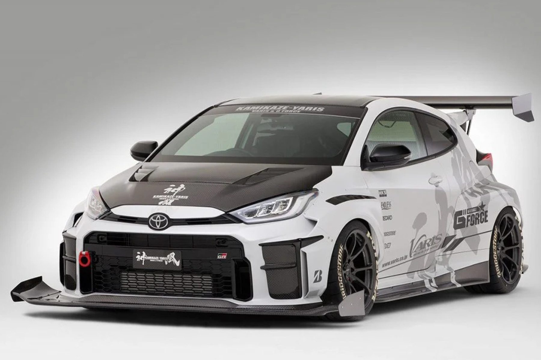 Toyota GR Yaris Transformed With Varis Kamikaze Widebody Kit