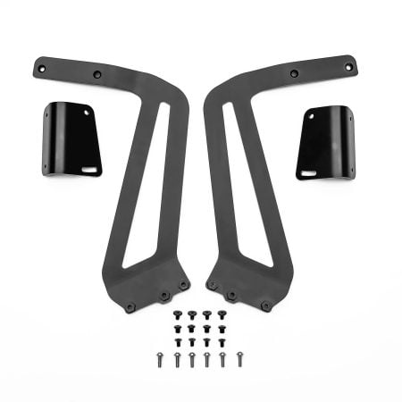 Silver Rocket Swan Neck Aluminum Wing Risers for 981 / 982 Porsche Cayman GT4 and 718 Cayman GT4