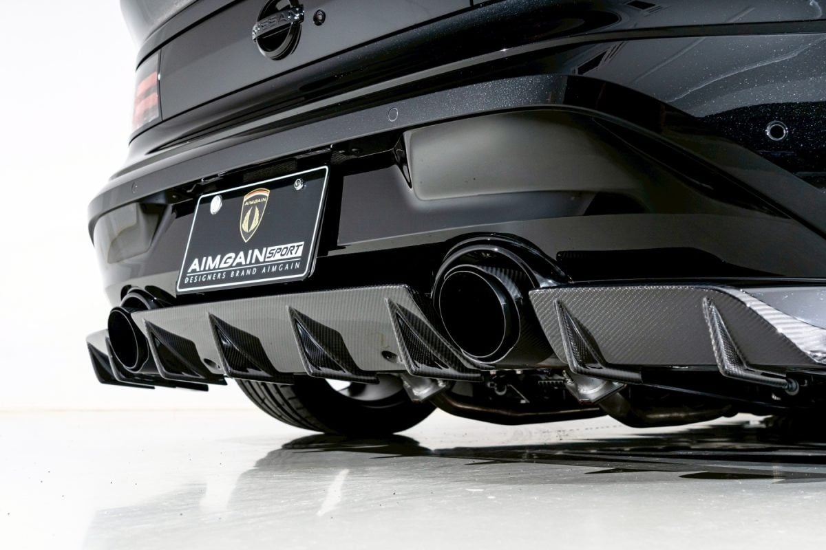 Nissan Z exhaust - rear