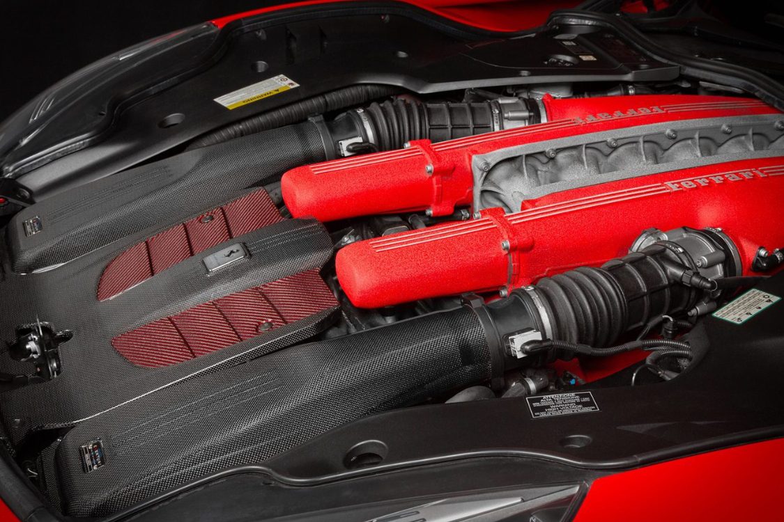 Ferrari F12 Carbon Intake System By Eventuri Now Available 4 Ferrari F12 carbon intake system - engine bay