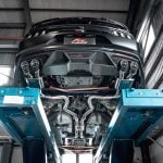 Fi EXHAUST Valvetronic Exhaust System for S550 Ford Mustang GT (facelift)[FD-MT65QF-CBOE+TIP63101S*4+CAB-BTB*2]