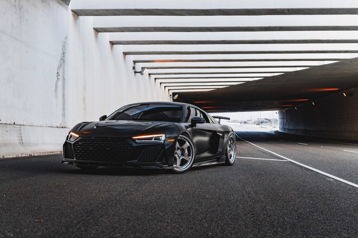 Audi R8 aero - angle
