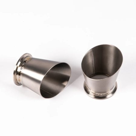 JCR Titanium Megaphone Exhaust Tips for 982 Porsche 718 Boxster GTS 4.0, Spyder, and Spyder RS / 718 Cayman GT4, GT4 RS, and GTS 4.0