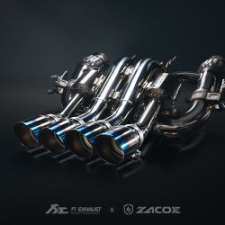 McLaren 720S center quad exhaust - muffler