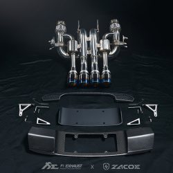 McLaren 720S center quad exhaust - kit