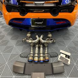 McLaren 720S center quad exhaust - full kit