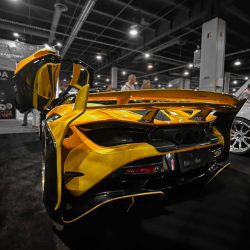 McLaren 720S center quad exhaust - rear