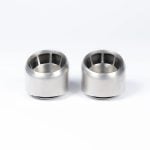 JCR Vapour Blasted Titanium Weissach Exhaust Tips for 982 Porsche 718 Boxster GTS 4.0, Spyder, and Spyder RS / 718 Cayman GT4, GT4 RS, and GTS 4.0 - Bottom View of Tips