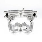 JCR Inconel Valved Race Rear Silencer + Inconel Race Downpipes for 918 Porsche 918 Spyder - Top View of Set