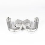 JCR Inconel Race Downpipes for 918 Porsche 918 Spyder - Front View of Downpipes