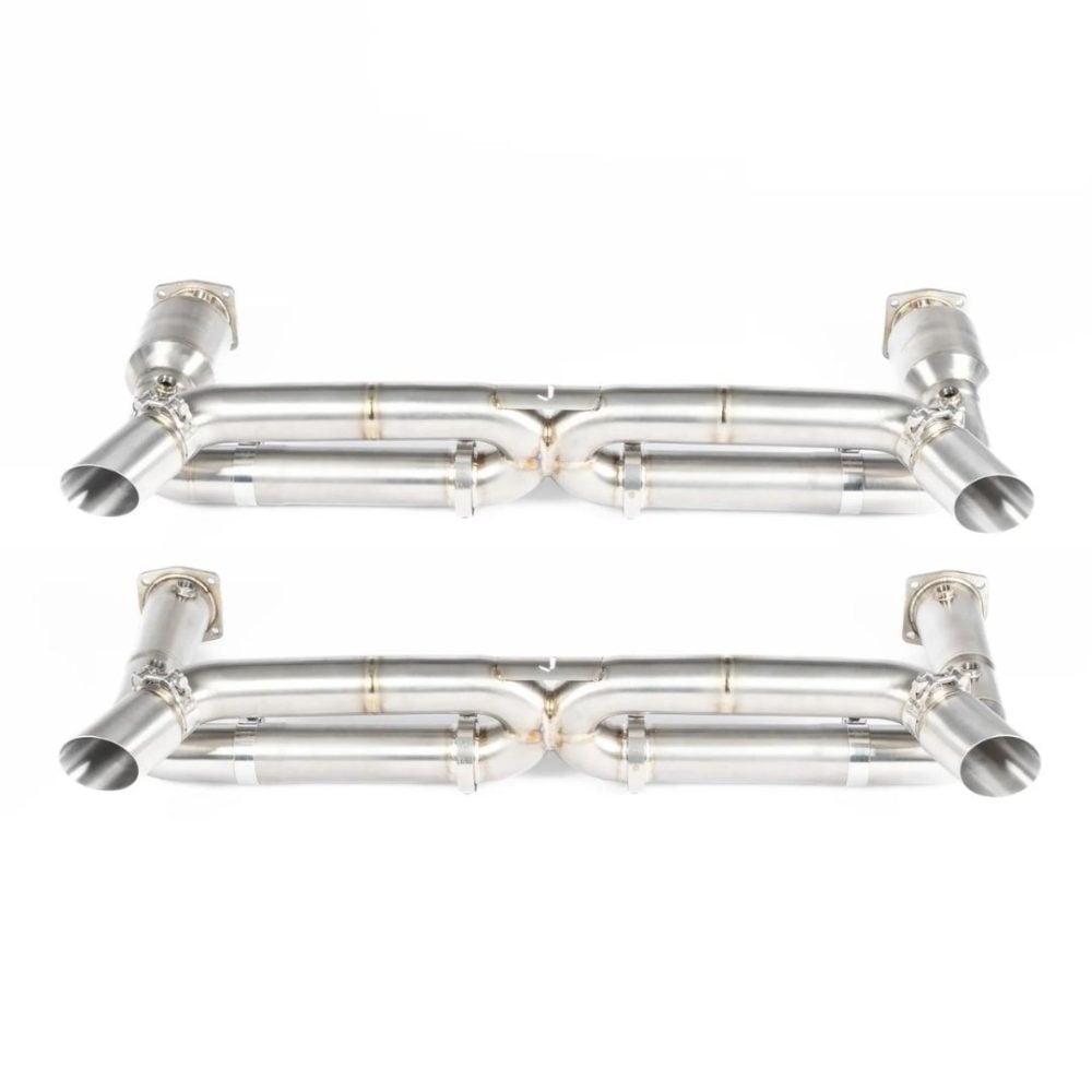 JCR Titanium Non-Silenced Race Exhaust System for 997 Porsche GT2 / GT2 RS - Both Versions