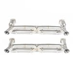 JCR Titanium Non-Silenced Race Exhaust System for 997 Porsche GT2 / GT2 RS - Both Versions