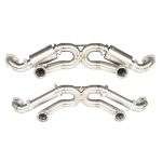 JCR Titanium Non-Valved Race Exhaust System for 982 Porsche 718 Cayman GT4 RS / Spyder RS - Both Versions