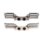 JCR Titanium Center Bypass Section for 997 / 991 Porsche 911 GT3, GT3 RS, GT3 RS 4.0, GT3 Touring, and R - Silenced & Non-Silenced Versions