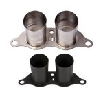 JCR Titanium Megaphone Exhaust Tips for 997 / 991 Porsche 911 GT3, GT3 RS, and GT3 RS 4.0 - Raw & Black Coated Finish Version