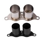 JCR Titanium Straight Exhaust Tips for 997 / 991 Porsche 911 GT3, GT3 RS, and GT3 RS 4.0 - Raw & Black Coated Finish Versions