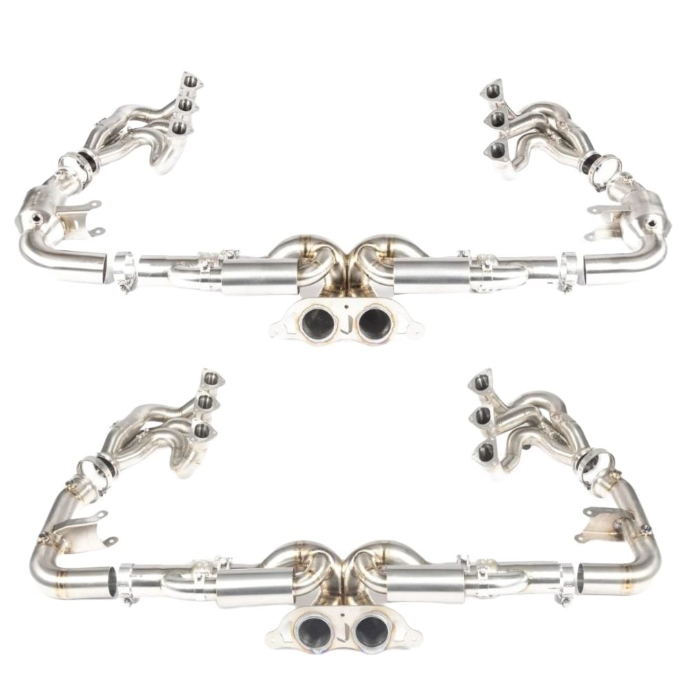 JCR Valved Superlight Race Exhaust System & Manifold Assembly for 991.2 Porsche 911 GT3 RS (with OPF) / Speedster - Silenced & Non-Silenced Versions