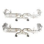 JCR Titanium Valved Race Exhaust System for 991.2 Porsche Carrera, GTS, S, and T (with PSE / non-OPF) - Race Silencer Options