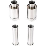 JCR Titanium Superlight Race Silencers for 997 / 991 Porsche 911 GT3, GT3 RS, GT3 RS 4.0, GT3 Touring, and R - Both Versions