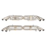 JCR Titanium Center Section for 991.2 Porsche 911 Turbo S Exclusive - Silenced & Non-Silenced Versions