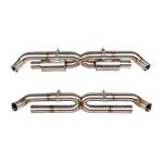 JCR Titanium Center Section for 991.2 Porsche 911 GT2 RS - Silenced & Non-Silenced Versions