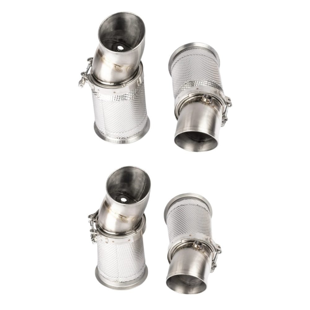 JCR Superlight Race Silencers for 991.2 Porsche 911 GT2 RS - Both Versions