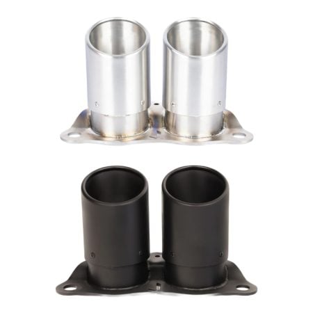 JCR Titanium & Inconel OEM-Replacement Rolled Exhaust Tips for 992 Porsche 911 GT3, GT3 RS, GT3 Touring, and S/T