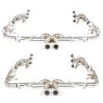 JCR Valved Superlight Exhaust System & Manifold Assembly for 992 Porsche 911 GT3, GT3 RS, GT3 Touring, and S/T - Race Silencer & Silencer Delete Versions