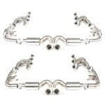 JCR Non-Valved Superlight Race Exhaust System & Manifold Assembly for 992 Porsche 911 GT3, GT3 RS, GT3 Touring, and S/T - Silenced Options