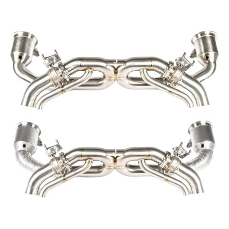 JCR Titanium Valved Race Exhaust System for 992.1 Porsche 911 Carrera, Carrera GTS, and Carrera S / Sport Classic / Turbo and Turbo S