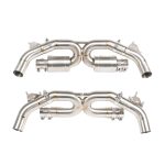 JCR Titanium Center Section for 992 Porsche 911 Carrera, Carrera GTS, and Carrera S / Sport Classic / Turbo and Turbo S - Silenced & Non-Silenced Versions