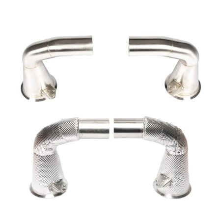 JCR Inconel Silencer Deletes for 992.1 Porsche 911 Carrera, Carrera GTS, and Carrera S / Sport Classic / Turbo and Turbo S