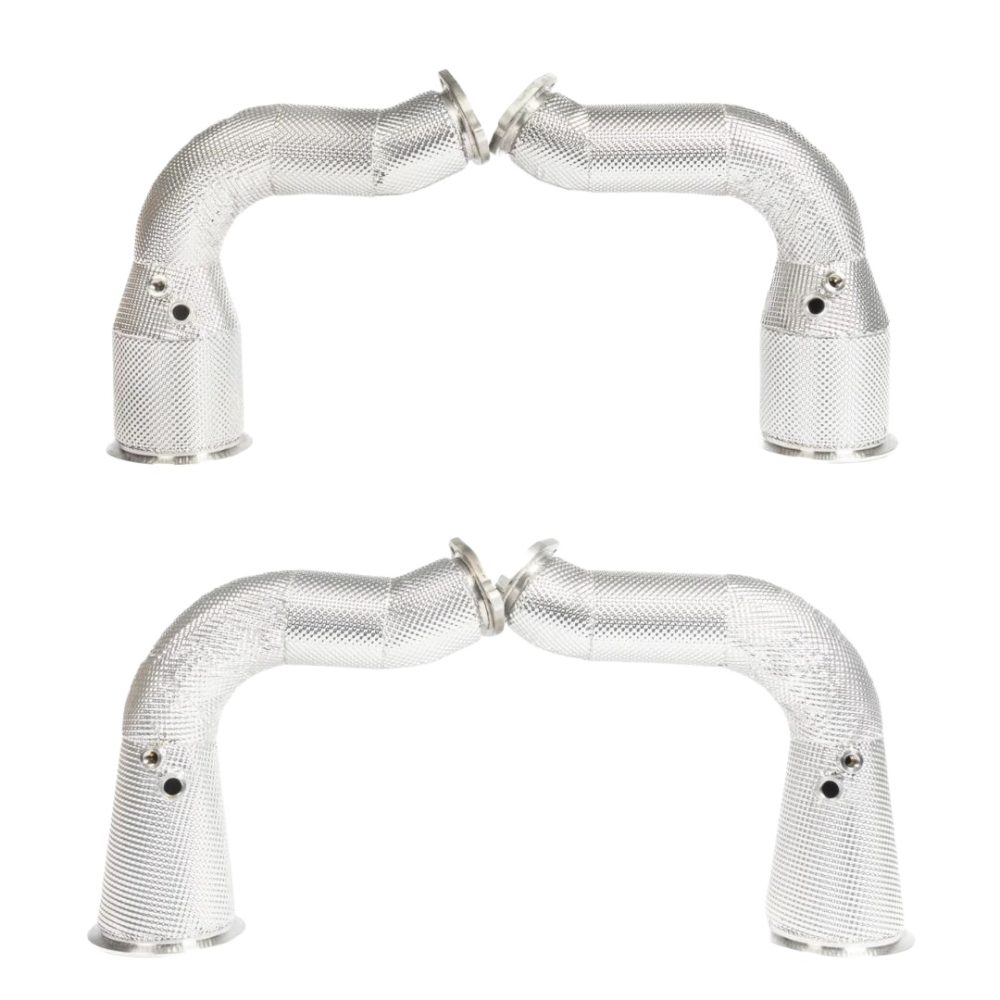 JCR Inconel Silencers for 9YA / 9YB Porsche Cayenne GTS and Turbo (pre-facelift) - Race Silencer & Silencer Delete Versions