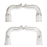 JCR Inconel Silencers for 9YA / 9YB Porsche Cayenne GTS and Turbo (pre-facelift) - Race Silencer & Silencer Delete Versions