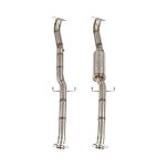 JCR Titanium Front Pipe for XP210 Toyota GR Yaris - Non-Silenced & Silenced Versions