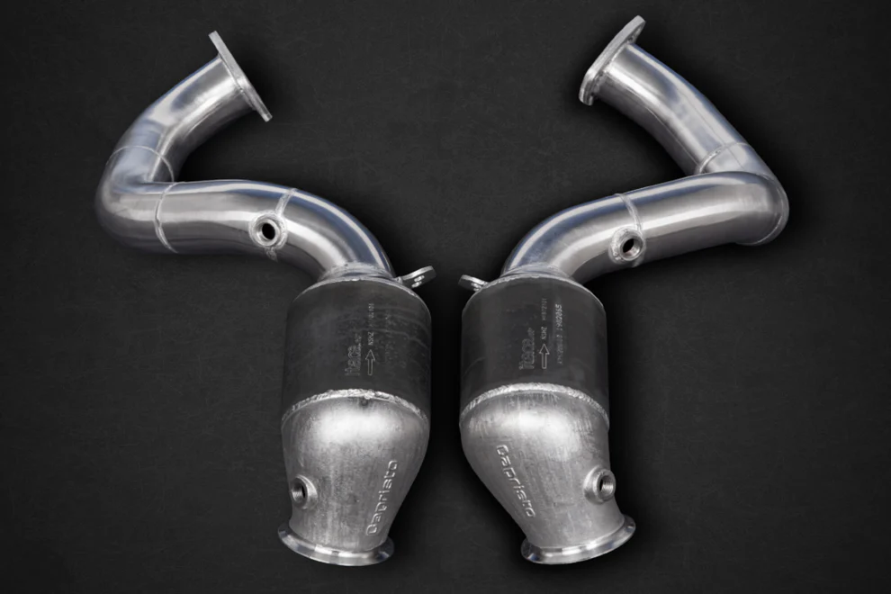 Capristo Race Downpipes with Heat Blankets for Aston Martin Vantage / AMR [02AM050030CD]