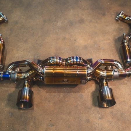 Valvetronic Designs Valved Sport Exhaust System for 982 Porsche 718 GT4RS / Spyder RS [POR.GT4RS.VSES.FF.TI/POR.GT4RS.VSES.TI]