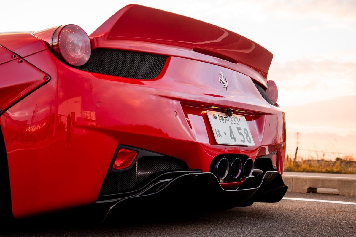 Ferrari 458 - rear