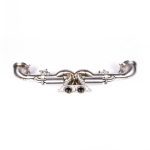 JCR Titanium Valved Race Exhaust System for 991.2 Porsche 911 GT3 RS (with OPF) / Speedster - Upper Front View of System