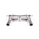 JCR Titanium Race Exhaust System for LP770-4 Lamborghini Aventador - Front View of Exhaust