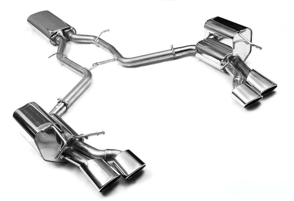 Eisenmann Rear Muffler for W204 Mercedes-Benz C-Class Vehicles (AMG Bumper)