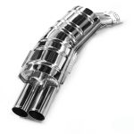 Eisenmann Rear Muffler for E36 BMW 318i - Right Side View