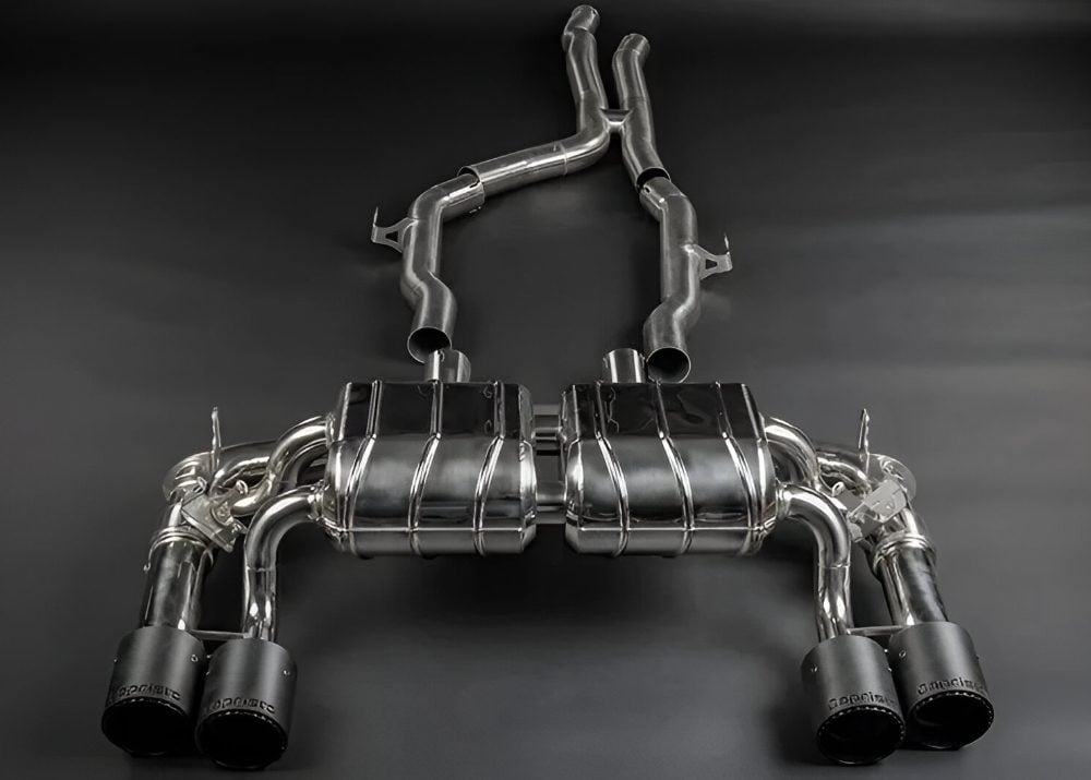 Capristo Valved Exhaust, Sport Cats & Wicrom Tips for F87 BMW M2 Competition