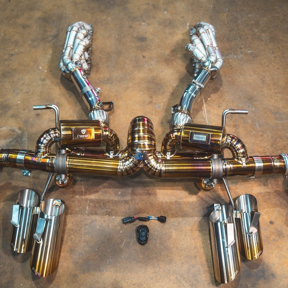 Valvetronic Designs True F1 / Valved Exhaust System for LP580 & LP610 Lamborghini Huracan 