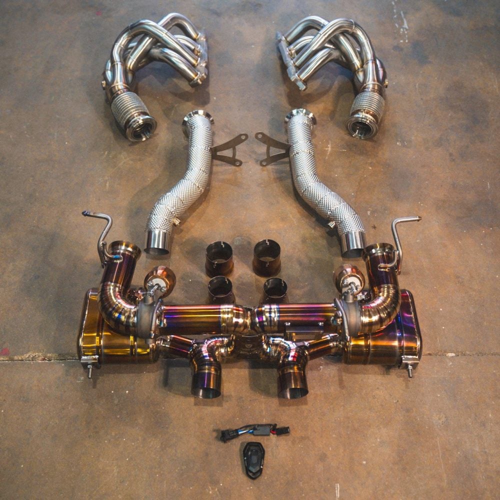 Valvetronic Designs Valved Sport Exhaust System for F142 Ferrari 458 Italia