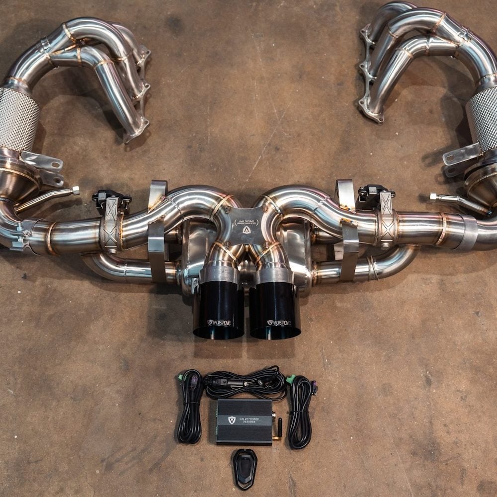 Valvetronic Designs Valved Sport Exhaust System for 992 Porsche 911 GT3 / RS