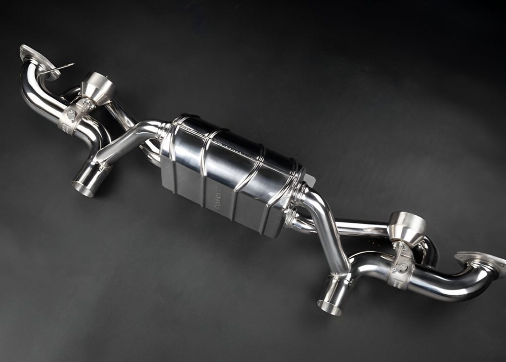 Capristo Full Valved Exhaust System for 982 Porsche 718 Cayman GT4 RS