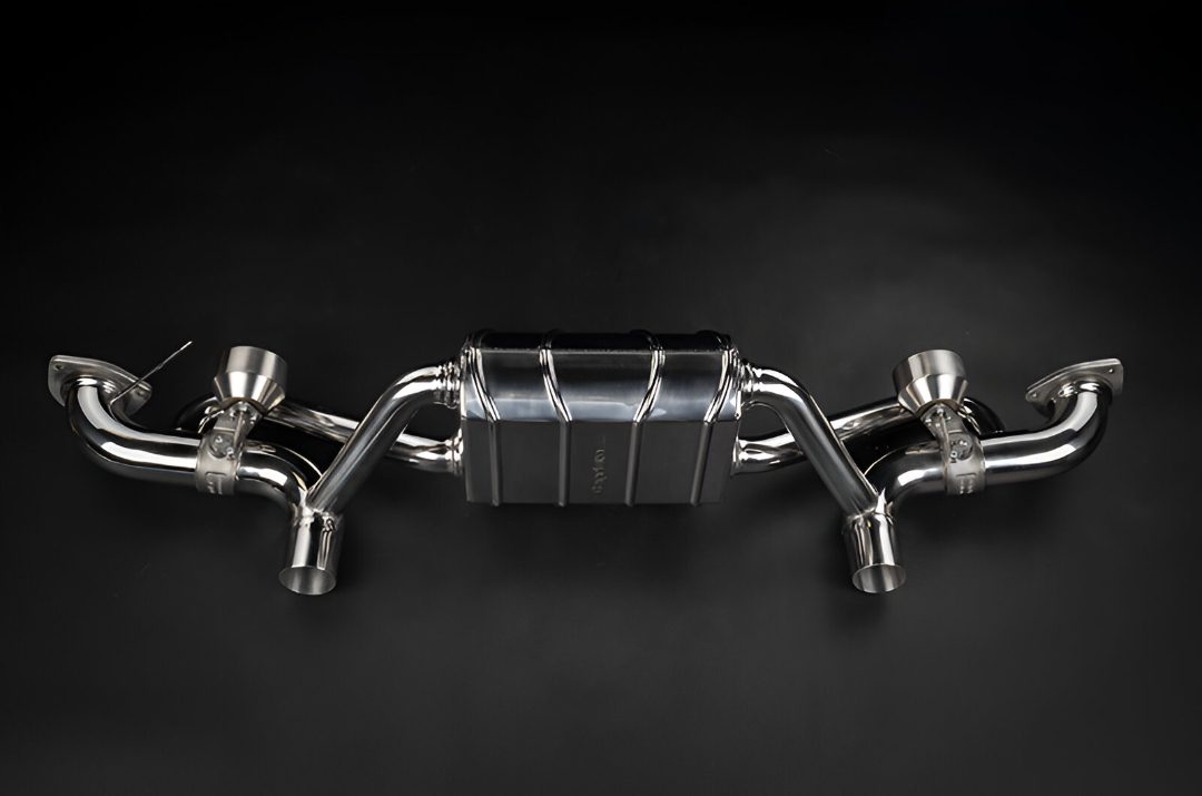 Capristo Valved Muffler (oem tips) for 982 Porsche 718